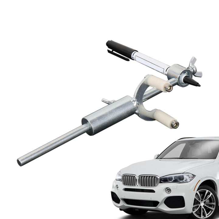 Parallelanreisser für Autoräder, Augenbrauenmarkierungswerkzeug, Radlauf-Markierer, Auto-Dellen-Repa