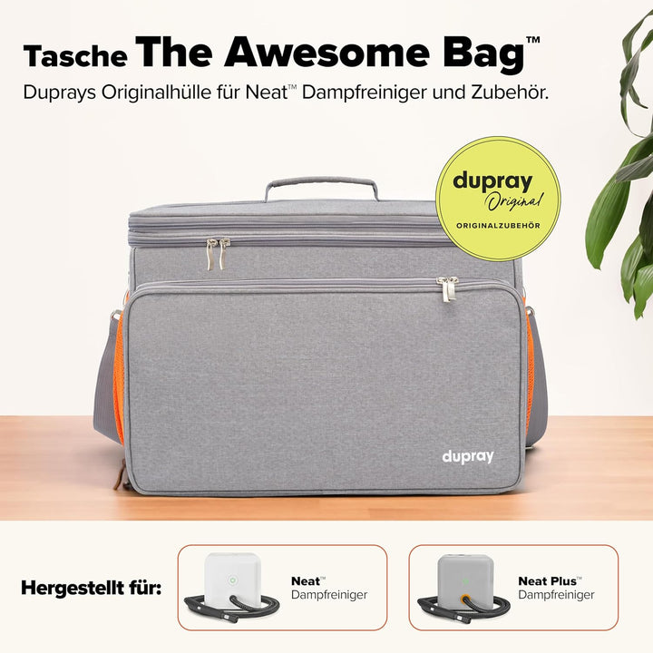 Dupray Neat Dampfreiniger – leistungsstarker Multifunktions-Dampfreiniger für Haus, Böden, Fliesen,