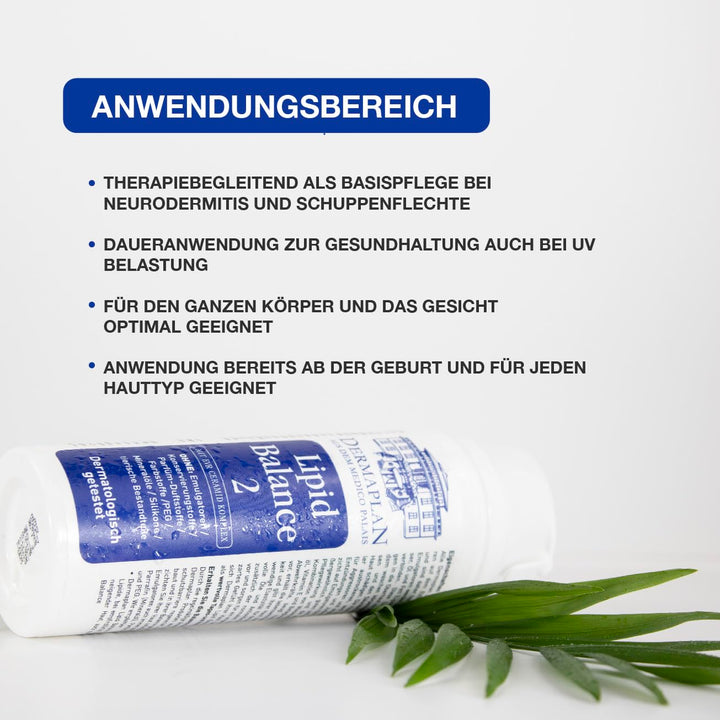 DERMAPLAN Lipid Balance 2 - Feuchtigkeitscreme für Normale, Sensitive bis Trockene Haut - Basispfleg