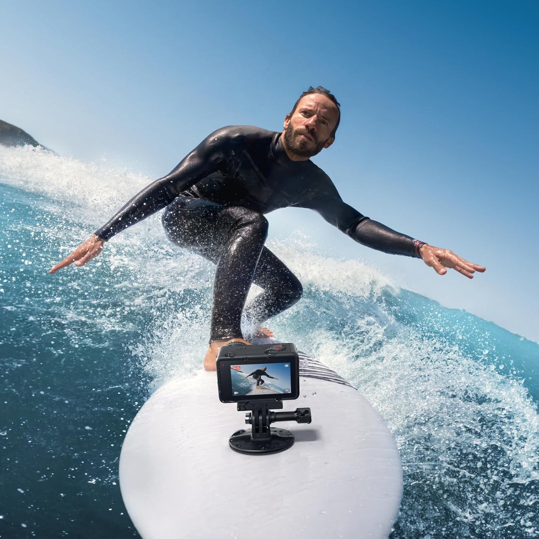 DJI Osmo Action 4 Surf-Combo – wasserdichte Action-Kamera mit Surfsicherung für die Kamerasicherheit