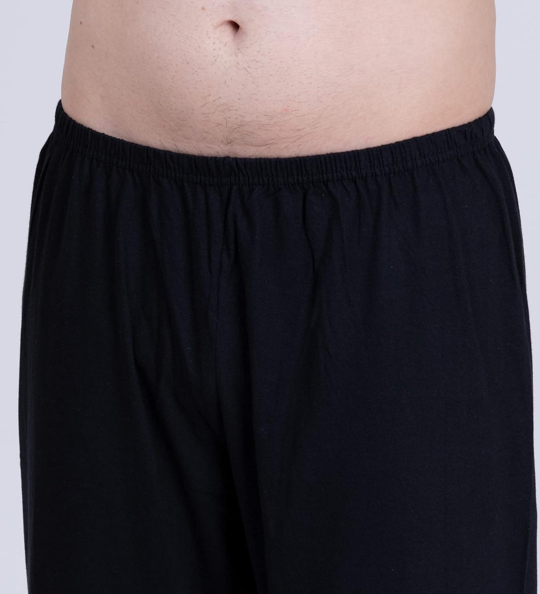 Moonline - Herren Schlafanzug lang aus 100% Baumwolle mit V-Ausschnitt und Streifen-Design M Streife