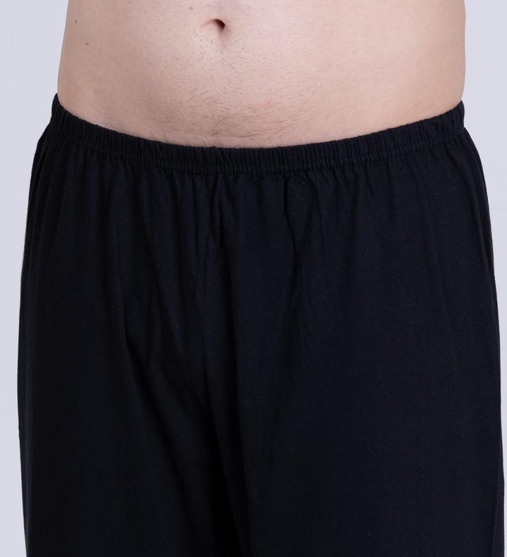Moonline - Herren Schlafanzug lang aus 100% Baumwolle mit V-Ausschnitt und Streifen-Design M Streife