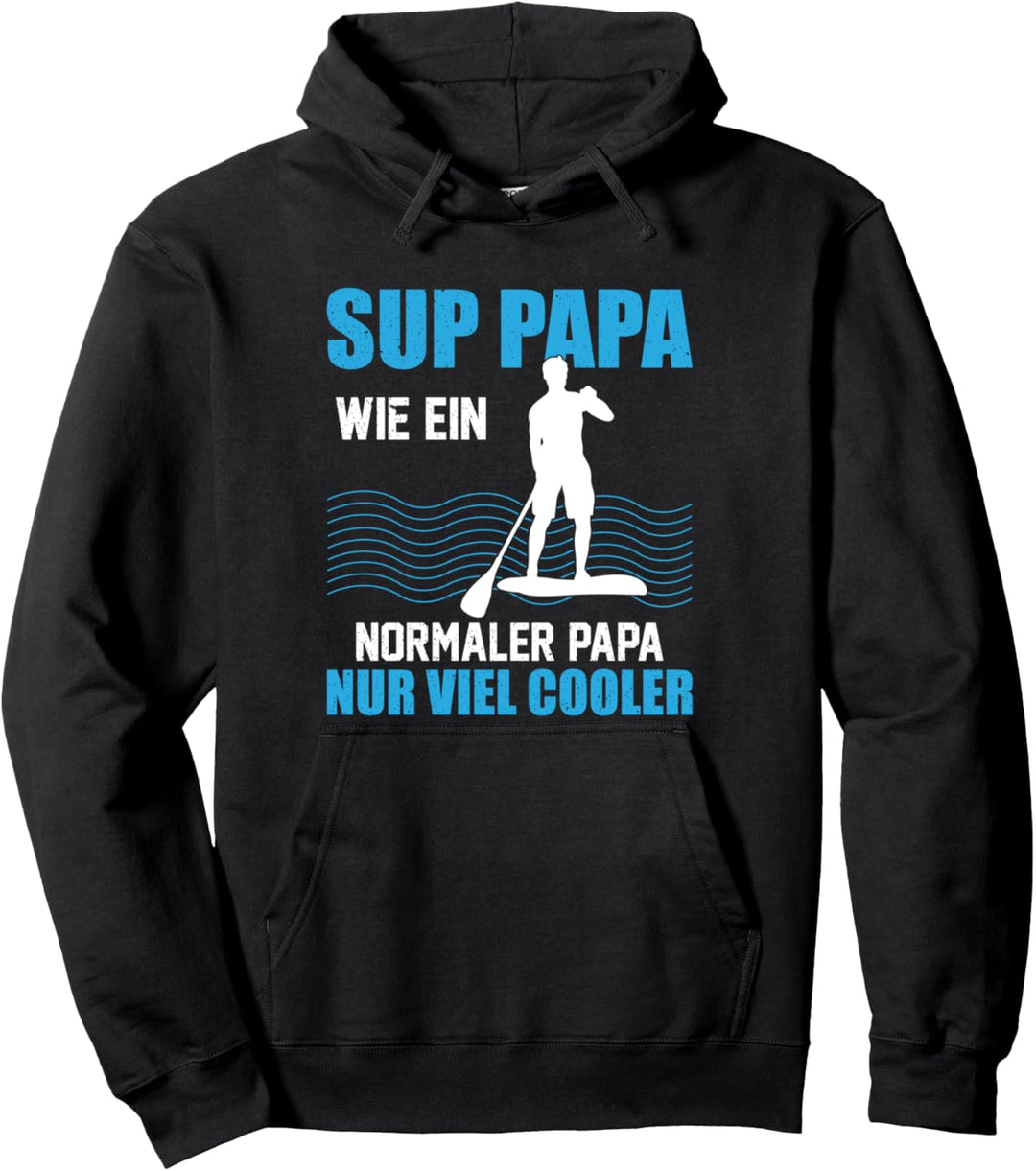 SUP Papa Paddeling cooler Vater Vintage Retro Pullover Hoodie