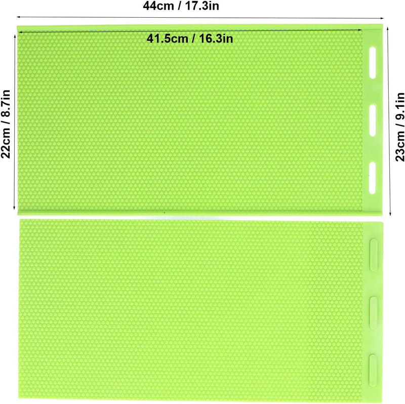 KIMISS Bienenwachsplattenform 2 Stück 5,4 Mm Silikon-Bienenwachsplattenform Bienenwachsgrundierungsp