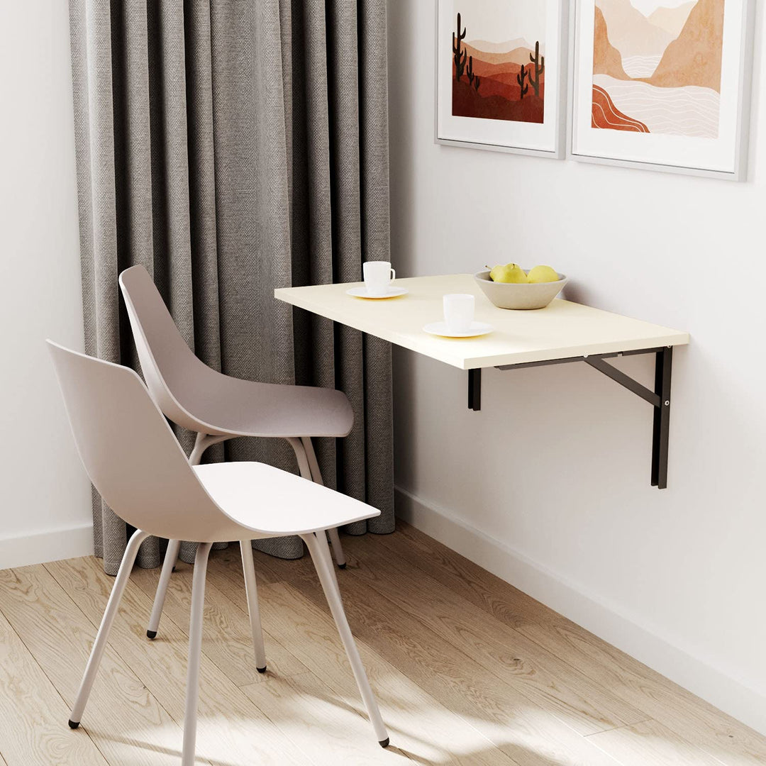 mikon 90x40 | Wandklapptisch Klapptisch Wandtisch Küchentisch Schreibtisch Kindertisch | VANILLE 90x