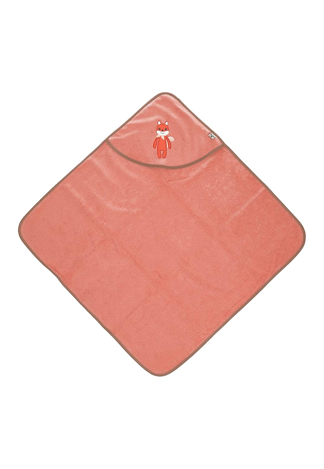 Sterntaler Baby Mädchen Badetuch Baby GOTS Enna Uni - Badeponcho Baby, Kapuzenhandtuch, Badehandtuch