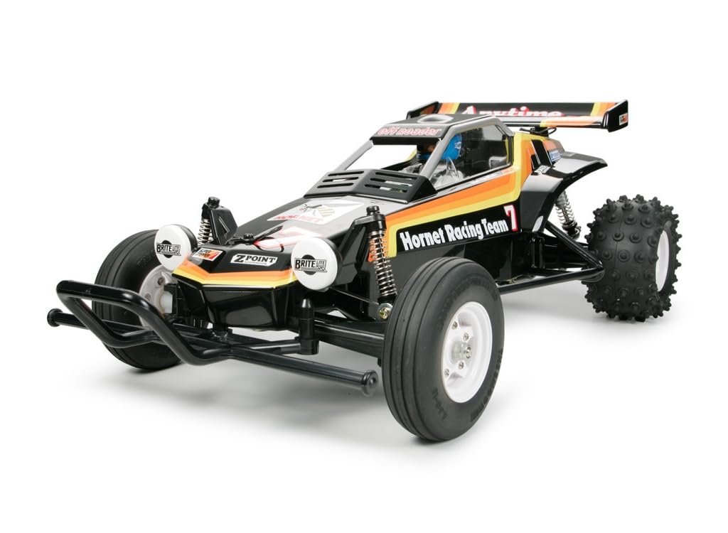 TAMIYA 58336-1:10 RC The Hornet 2004 2WD Buggy LWA, ferngesteuertes Auto/Fahrzeug, Modellbau, Bausat
