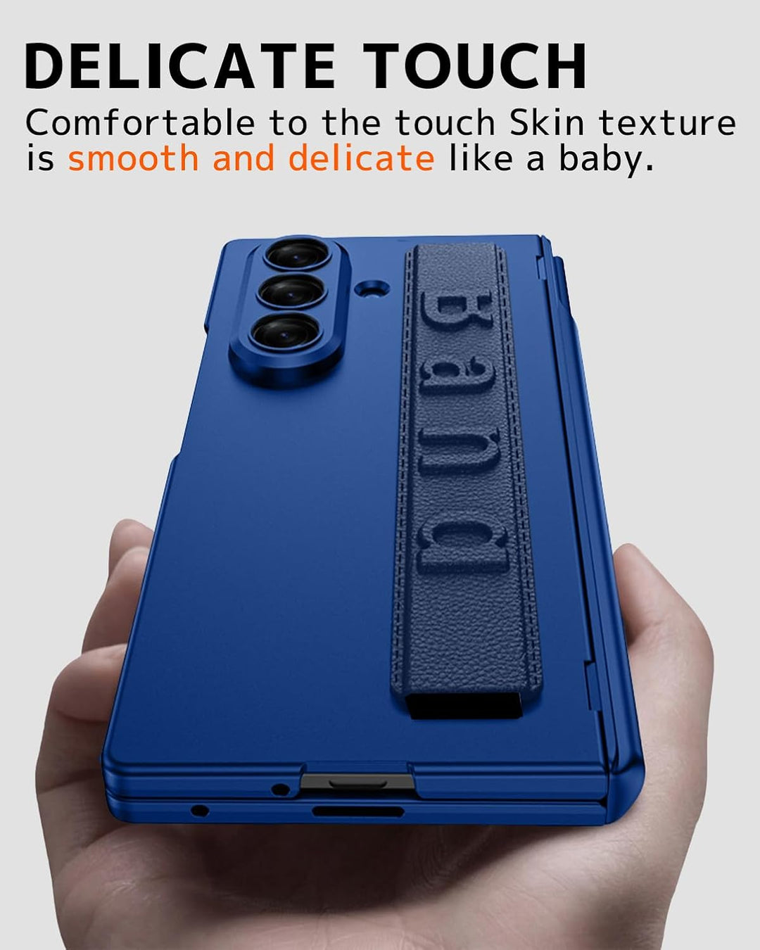 NINKI für Samsung Galaxy Z Fold 7 armband Handyhülle mit Scharnierschutz, displayschutz Samsung Gala