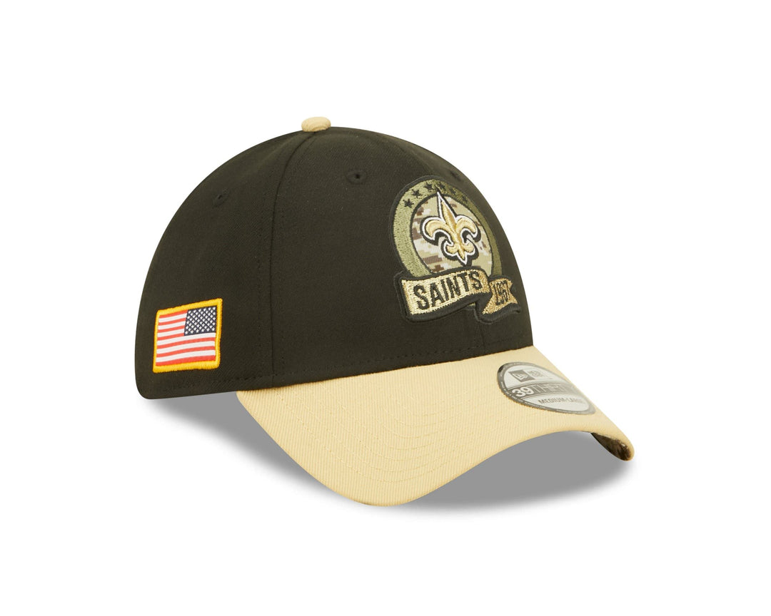 New Era Salute to Service 2022 Basecap 39Thirty NFL Fanartikel American Football Kappe schwarz S-M 3