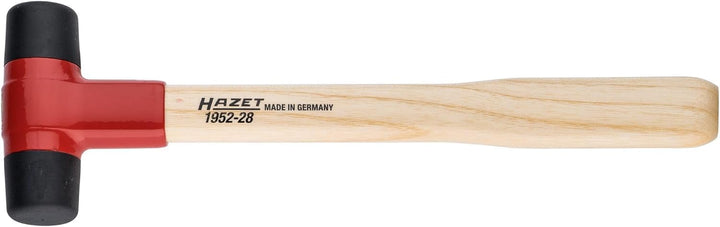 HAZET Kunststoff- Hammer 1952-28 I Hammer-Kopf- 28 mm I Mit auswechselbaren Desmopan-Köpfen und robu