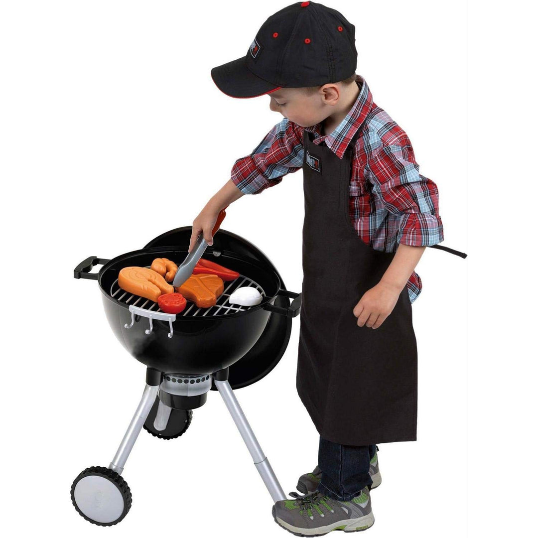 Theo Klein 9466 Weber Kugelgrill One Touch Premium | Kinder-Grill mit Licht, Sound und zahlreichem Z