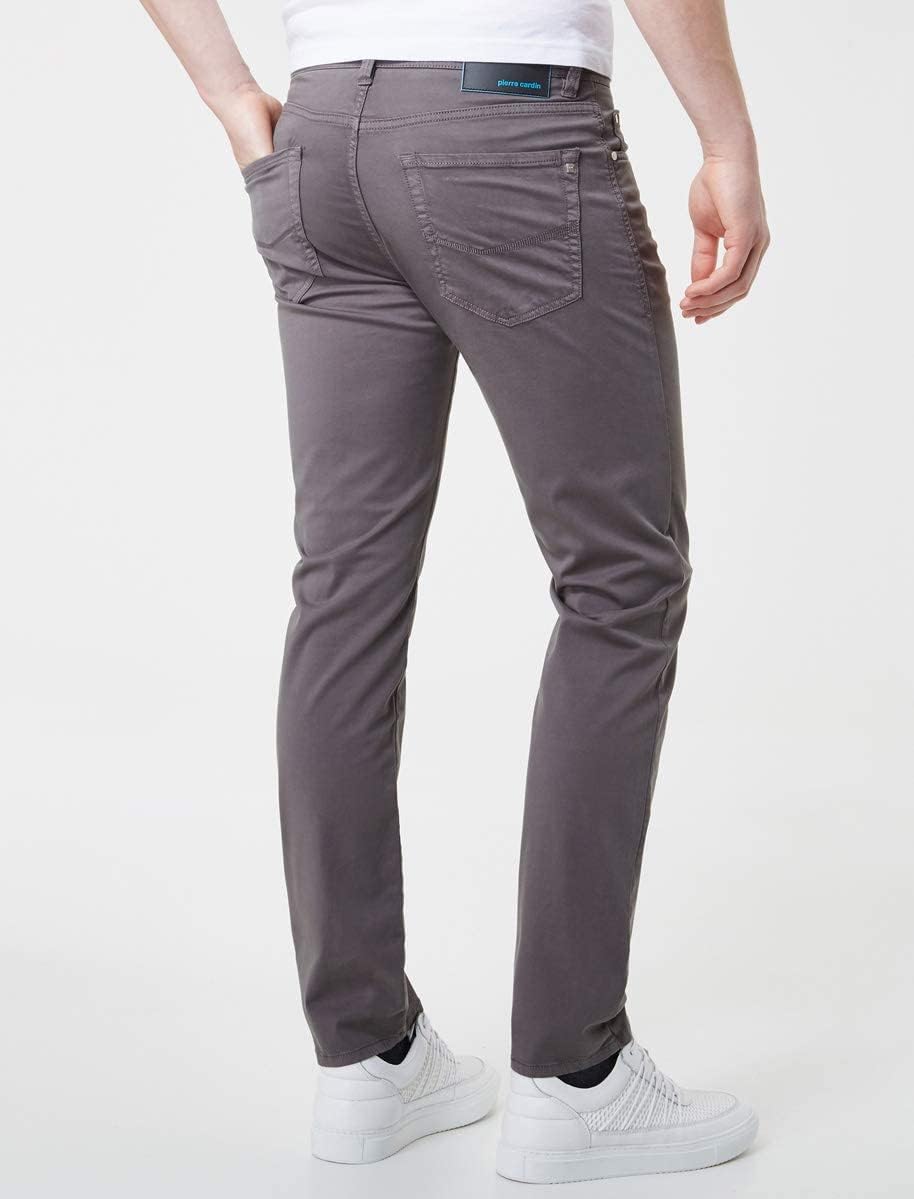 Pierre Cardin Herren Lyon Tapered Hose 33W / 36L Grau
