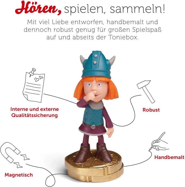tonies Hörfigur für Toniebox, Wickie – Die Königin der Winde, Hörspiel für Kinder ab 5 Jahren, Spiel