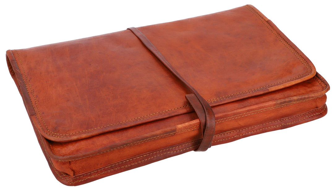 Gusti Laptoptasche Leder - Christofer Damen und Herren Laptoptasche 13" MacBook Pro Notebooktasche V