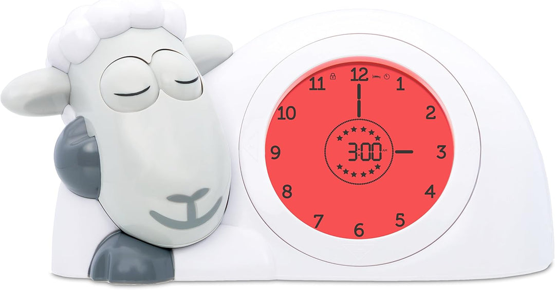 ZAZU Sam The Lamb Uhr – Schlafcoach Uhr und Nachtlicht für Kinder | Bringt Ihrem Kind mit visuellen