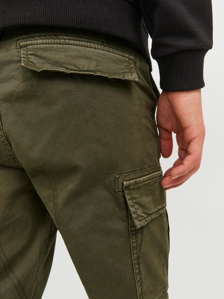 JACK & JONES Boy Chino Hose Chino Hose Junior 134 Olive Night, 134 Olive Night