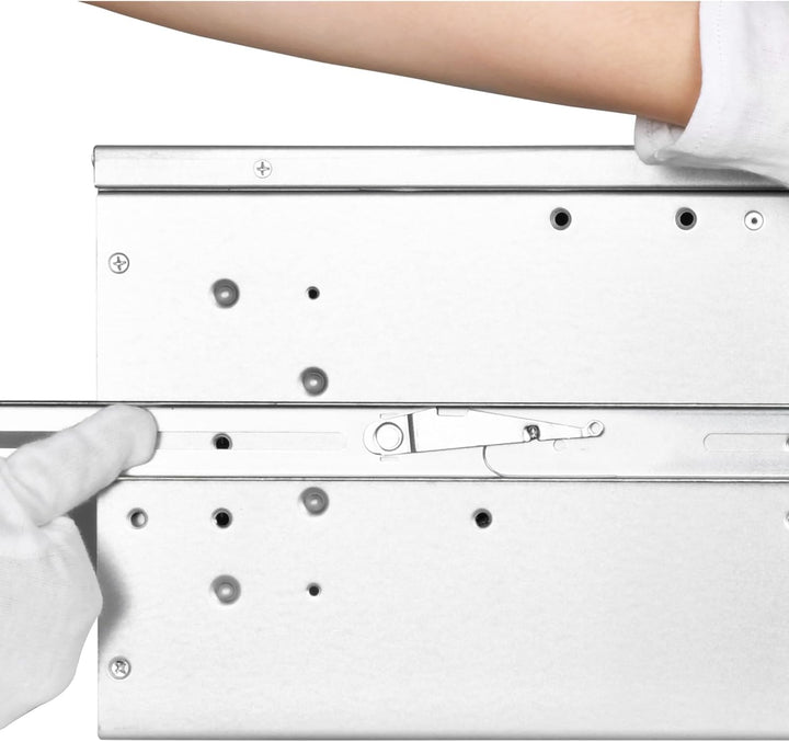 Silverstone Sst-RMS06-22 - Rackmountschiene, werkzeuglos, Ball Bearing Sliding Rail Kit, für RM201 u