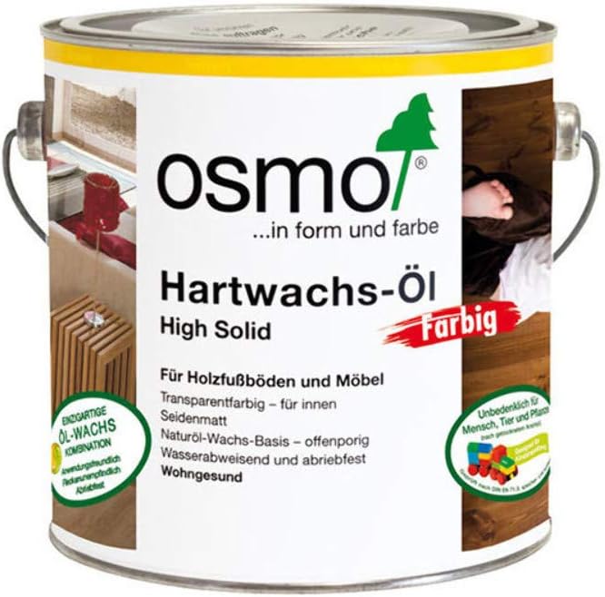 Osmo-Hartwachsöl ""Farbig"" 3072 2,500 L 3072 Bernstein, 3072 Bernstein