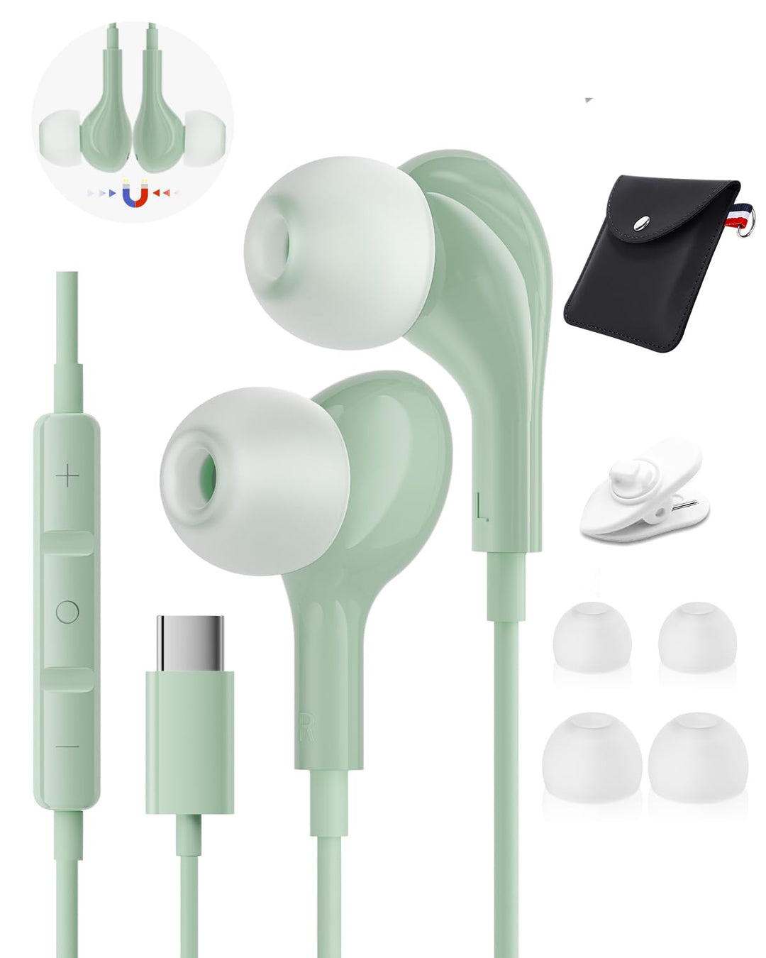 USB C Kopfhörer für Samsung Galaxy S26 S24 S23 Ultra S25 S22 A55 A56 A16 A54 5G Stereo USBC Headset
