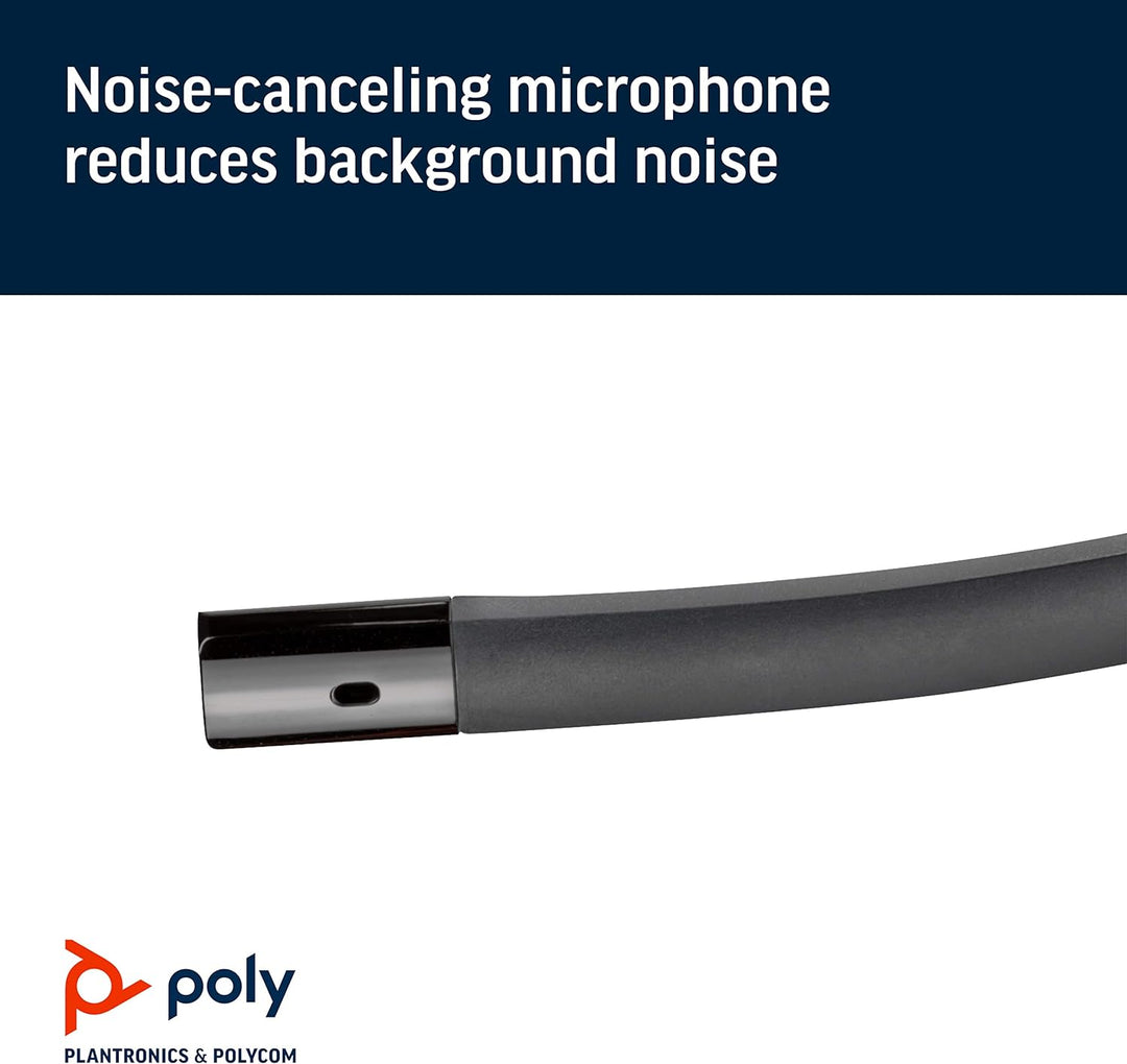 Plantronics – Blackwire 5210 USB-C-Headset – kabelgebundenes Mono PC-Headset mit Mikrofonarm – Verbi
