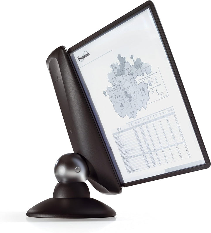 Durable Sichttafelsystem Sherpa Motion, mit 10 Sichttafeln A4, schwarz, 558701, schwarz