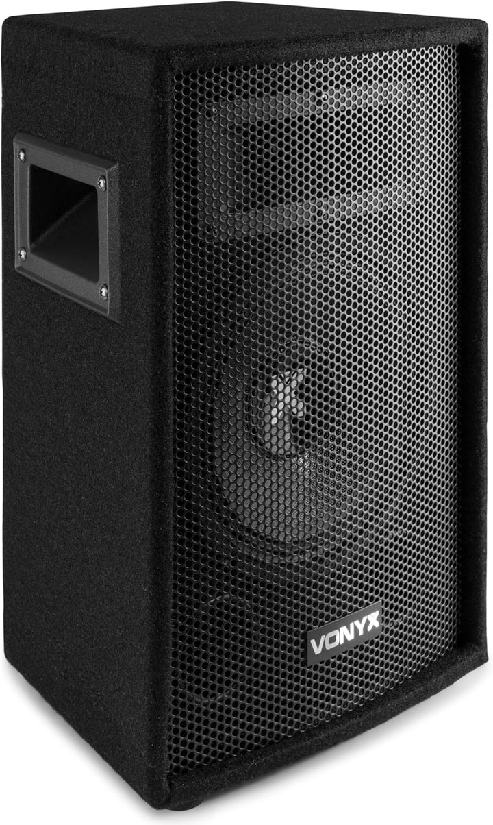VONYX SL8 - Lautsprecher Passiv, PA Box 400 Watt, 8 Zoll Passiv Lautsprecher mit Tranportgriffe, Lau