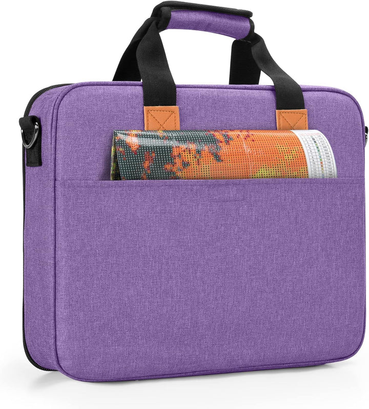 Luxja Tragetasche für A4 Licht Pad und Diamond Painting Werkzeug Lila, Lila
