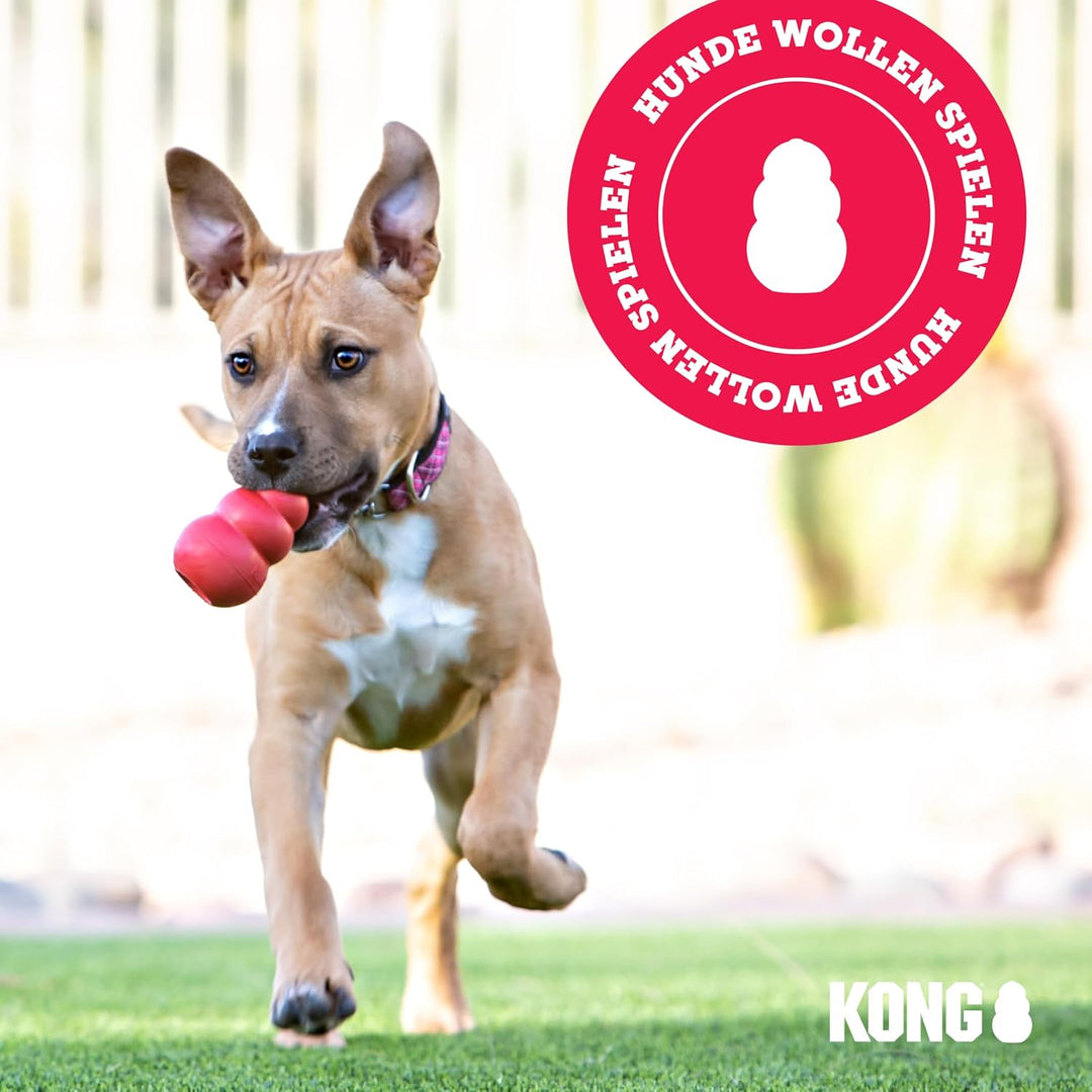 KONG Wobbler - Interaktives Hundespielzeug zur Leckerliausgabe - Langsamfresser - Für Gesunde Ernähr