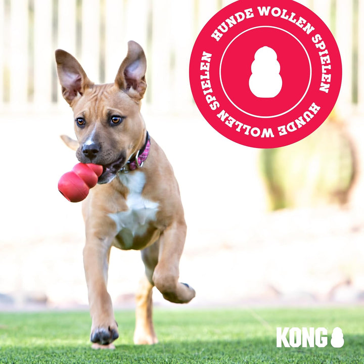 KONG Wobbler - Interaktives Hundespielzeug zur Leckerliausgabe - Langsamfresser - Für Gesunde Ernähr