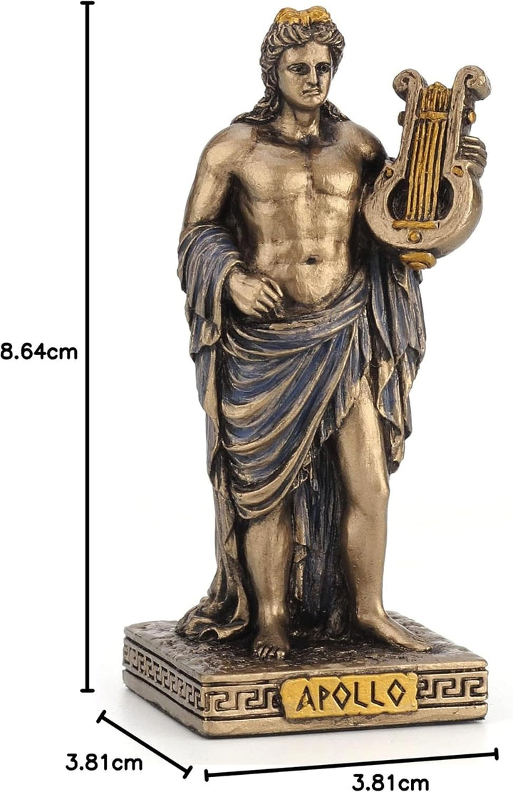 Veronese Design Griechische Götter Miniaturfigur (Apollo, Bronze), Apollo Bronze