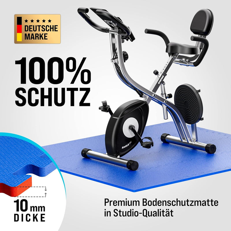 Monzana 8er/16er/32er Set Bodenschutzmatte 45 x 45 cm rutschfest Boden Fitness Wasserfest Schutzmatt