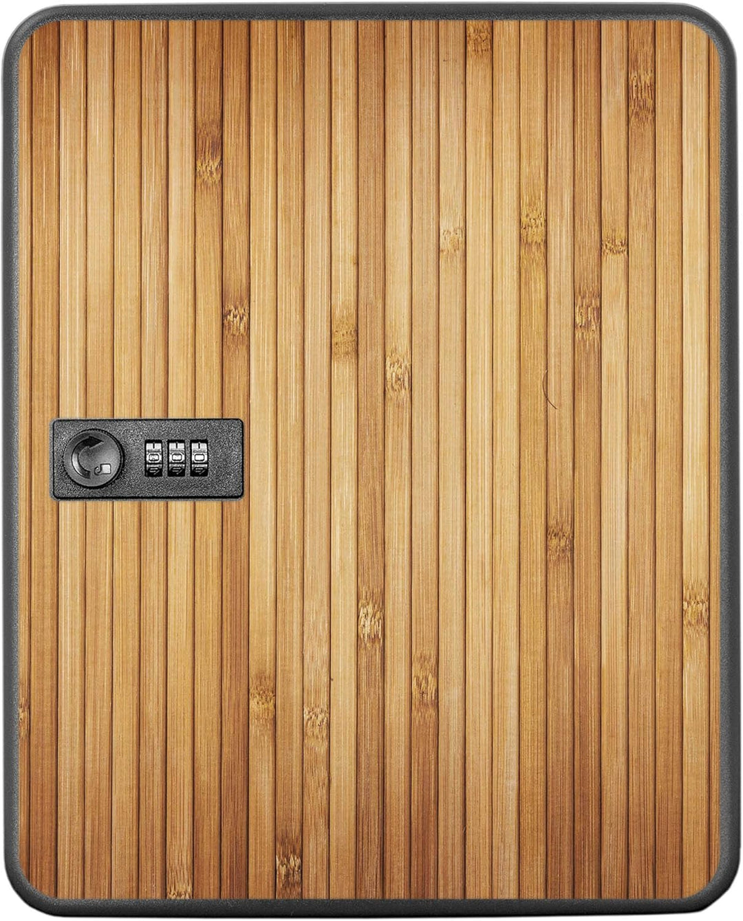 banjado® Burg-Wächter® abschliessbarer Schlüsselkasten mit Motiv Bambusholz für 36 Schlüssel - Schlü