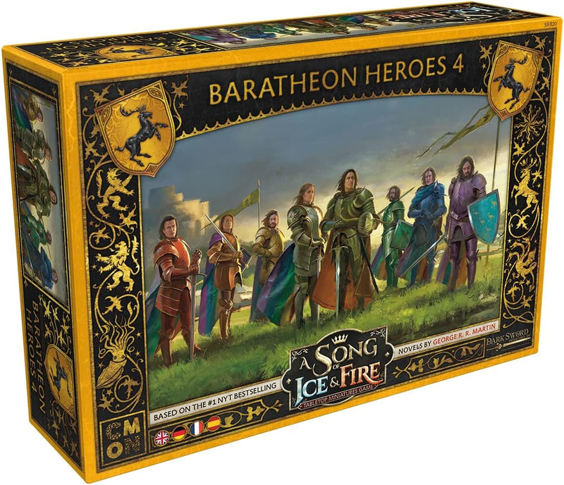 CMON | A Song of Ice & Fire – Helden von Haus Baratheon IV | Erweiterung | Tabletop | 2 Spieler | Ab