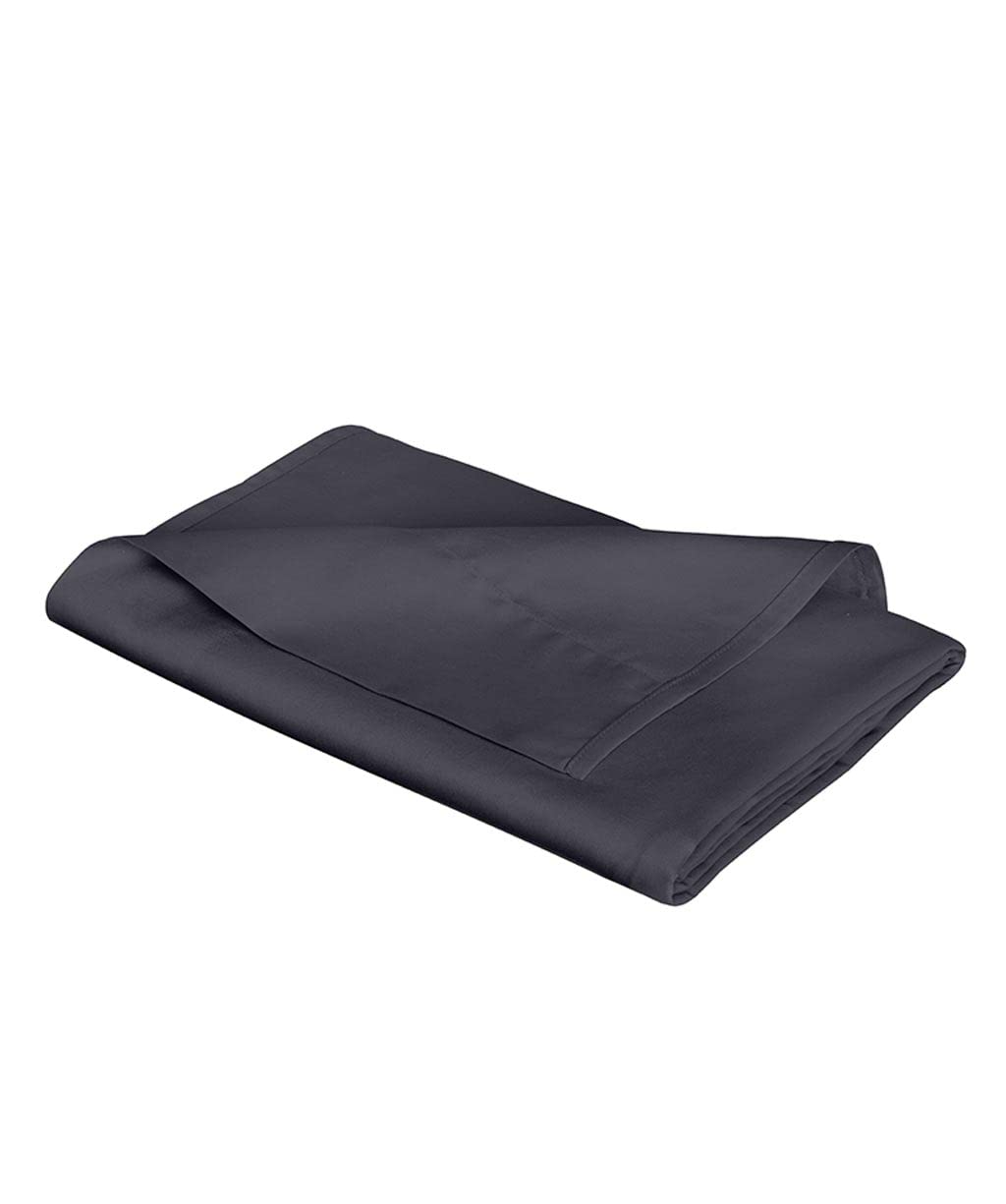 fleuresse L Uni-Colours-Bettlaken, Mako-Satin, Anthrazit, 160 x 260