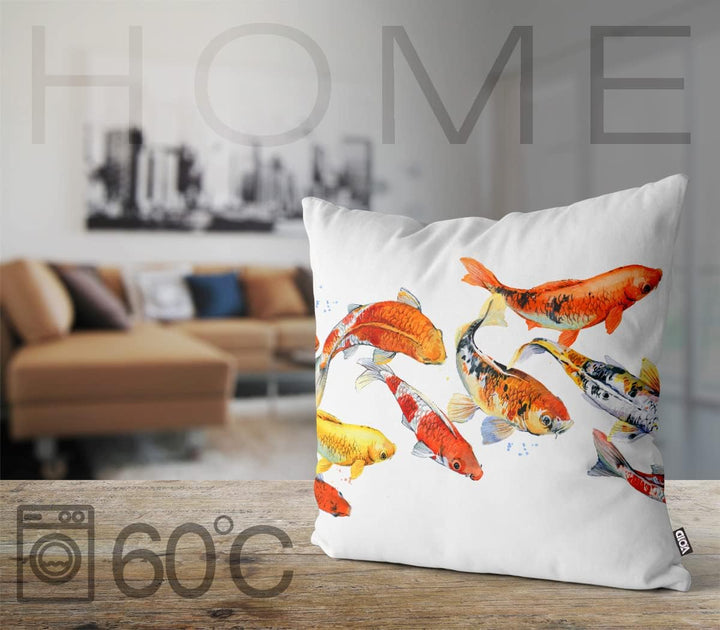 VOID Koi Karpfen Kissenbezug Kissenhülle Sofakissen Kissen Deko Outdoor-Kissen Dekokissen, Kissen Gr