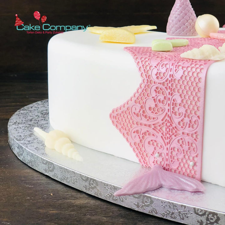 COXIMUS Tortenplatte Herz 45 cm | 5 Stück | Cake Board herzförmig | auch für dicke und mehrstöckige