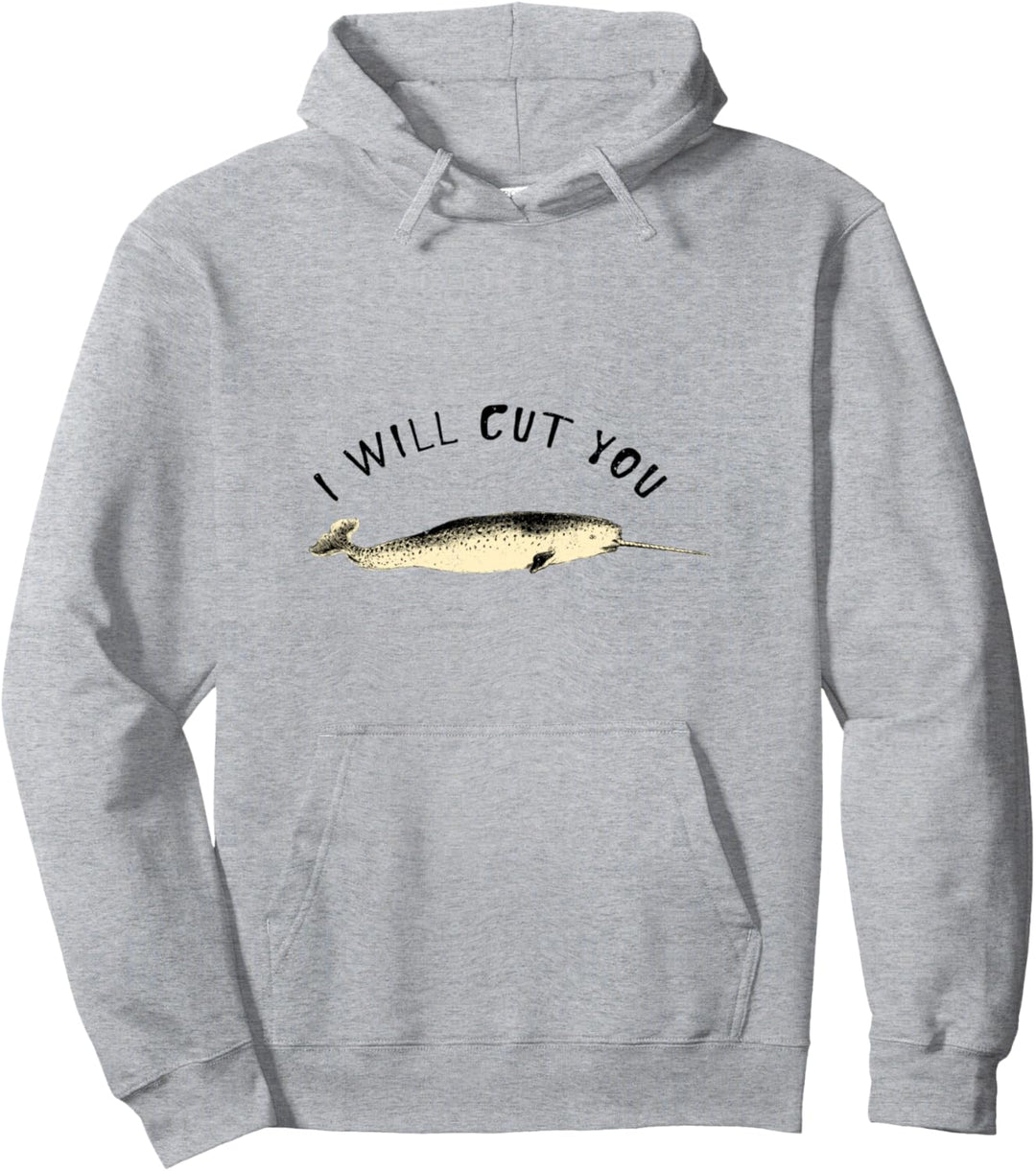Lustiger Narwal, von dem ich Ihnen das Einhorn des Meeresges Pullover Hoodie