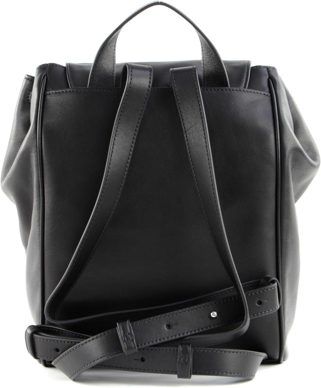 Calvin Klein CK Drawstring Backpack with Flap M Black