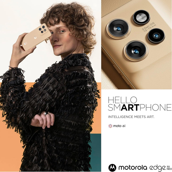 Motorola edge50 neo Smartphone (6,36"-Super-HD-Display, 50-MP-Kamera mit Moto-KI, 12/512 GB, 4310 mA