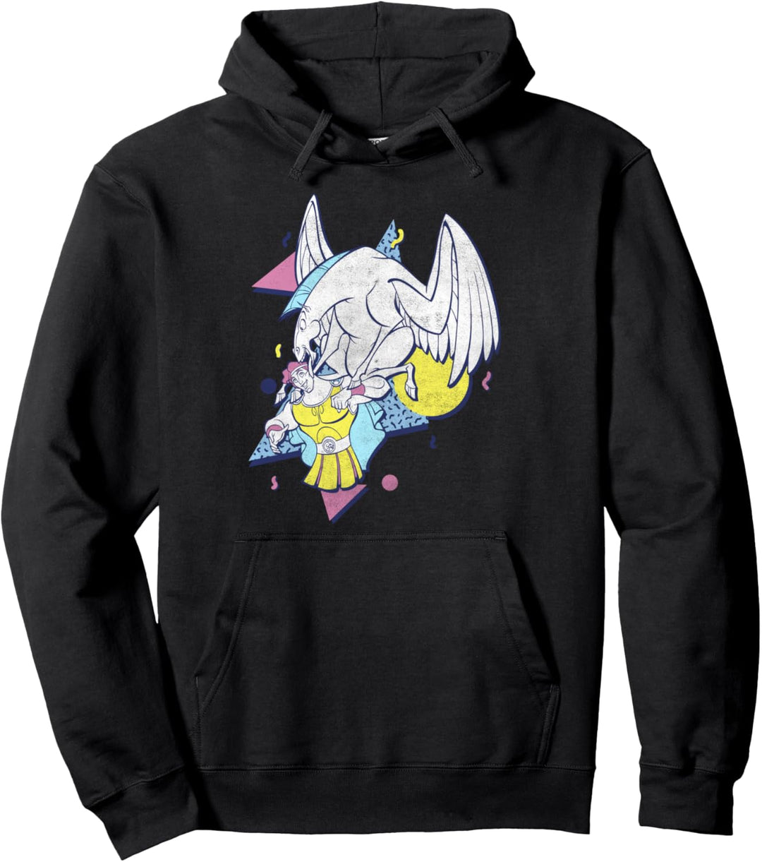 Disney Hercules Pegasus And Hercules 90's Style Portrait Pullover Hoodie