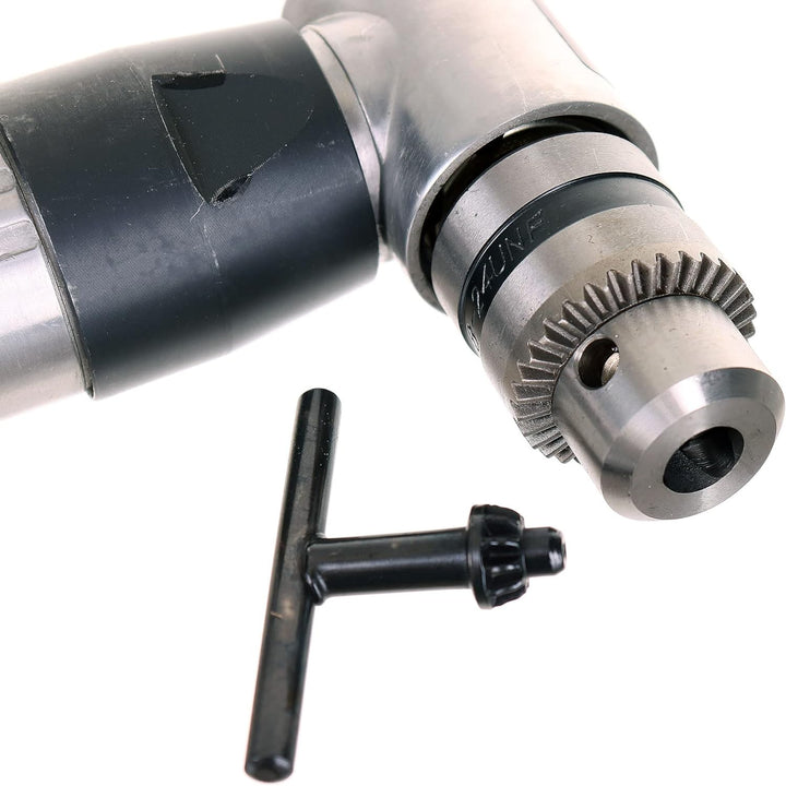 TC TECHNIC AT-5051 Pneumatische Winkelbohrmaschine mit Schlüsselfutter für Bohrer Drehrichtung Einst