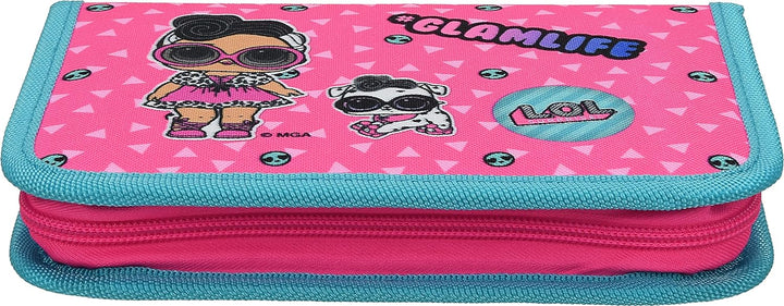 LOL Schulranzen Mädchen 1 Klasse Tornister Schulrucksack SET 3 tlg. L.O.L. für Grundschule ergonomis