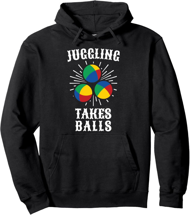 Jongleur-Geschenk Jonglieren nimmt Bälle Pullover Hoodie