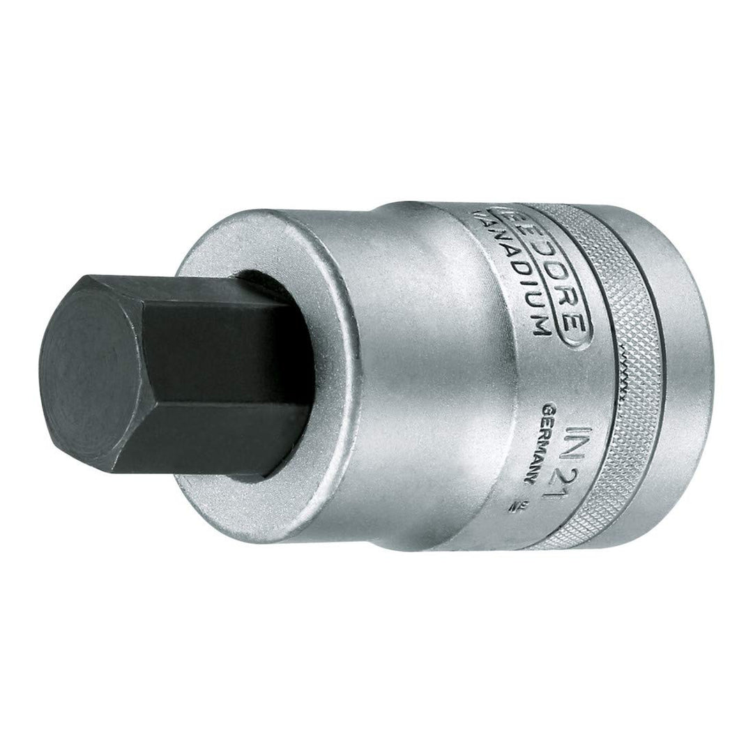 Gedore 6200680 21 27 Schraubendrehereinsatz 1' Innen-6-kant 27 mm ,, 27 mm