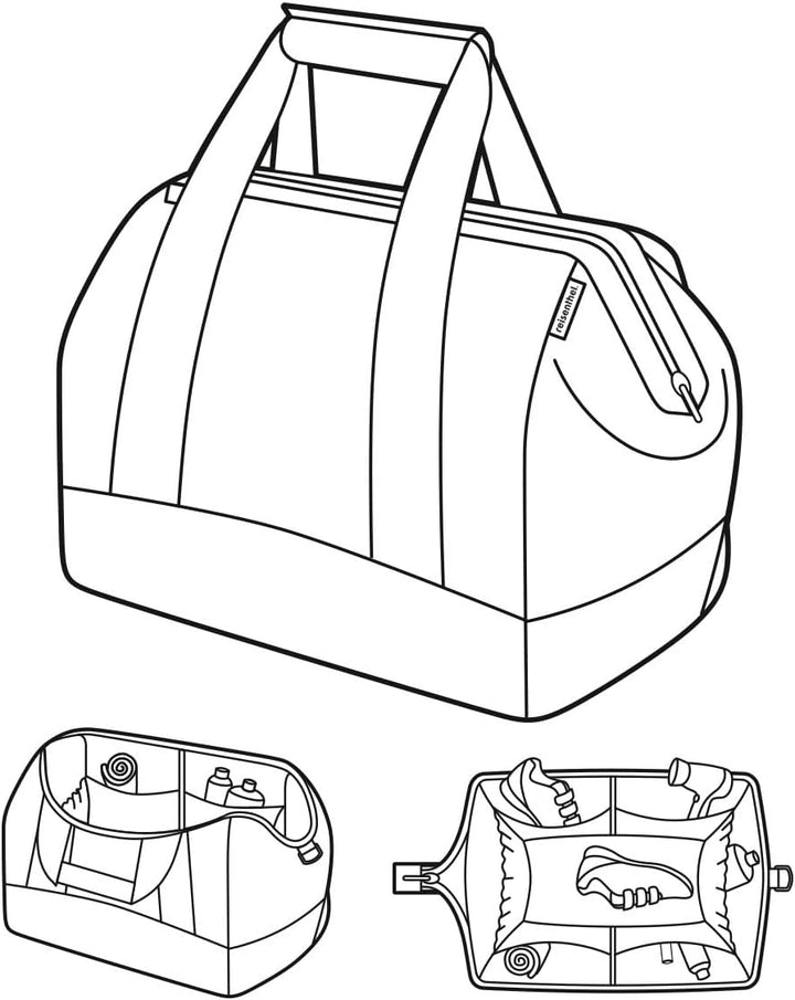 reisenthel Allrounder L – Vielfältige Doktortasche zum Reisen, für die Arbeit oder Freizeit – Mit fu