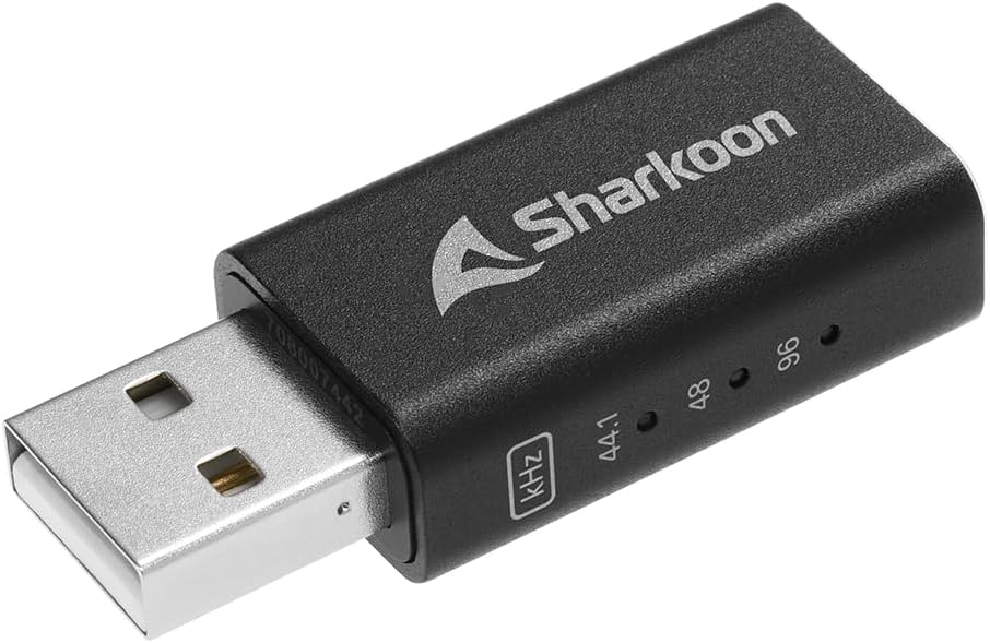 Sharkoon Gaming DAC Pro S V3, Externe Soundkarte, Hi-Res Audio