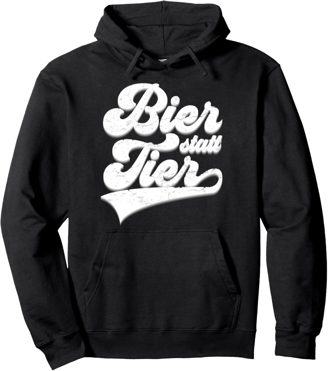 BIER STATT TIER VEGAN Pullover Hoodie