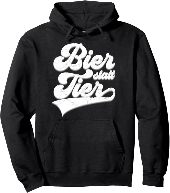 BIER STATT TIER VEGAN Pullover Hoodie