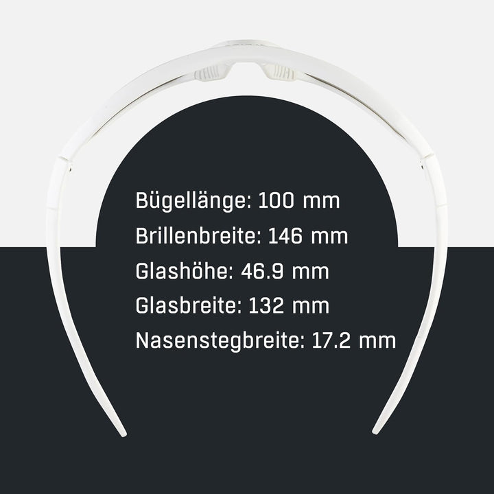 ALPINA S-WAY V - Selbsttönende, Bruchfeste & Beschlagfreie Sport- & Fahrradbrille Mit 100% UV-Schutz