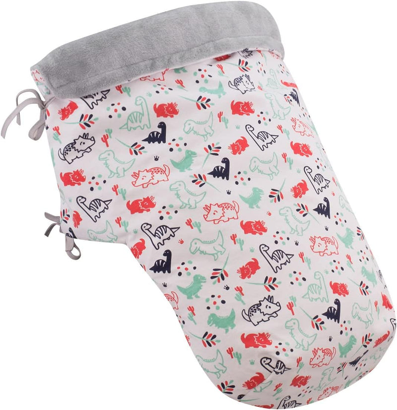 JYOKO Kids Universal Baby Fusssack Kinderwagen, Extra Weicher Fleece für den Winter (Dino Party, Fle